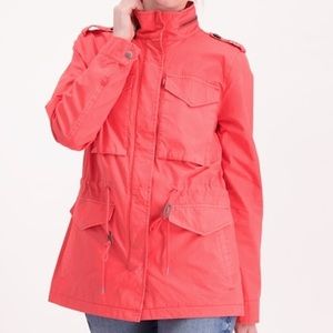 LEVI’S CORAL FOUR POCKET MILITARY JACKET - NWT!